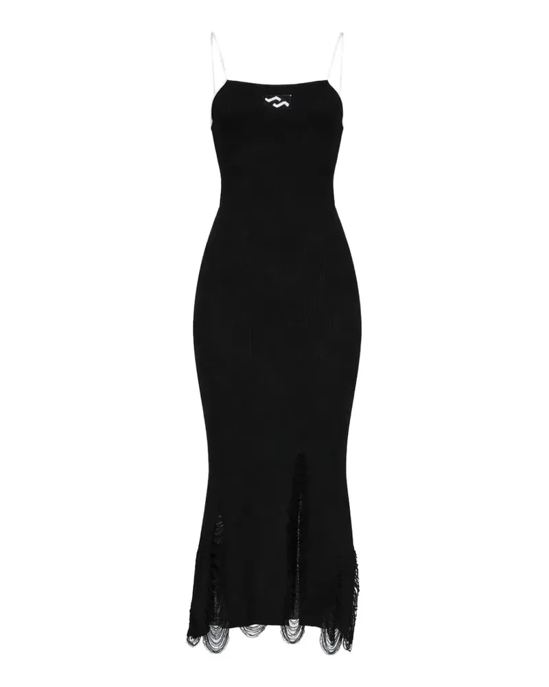 SSHEENA fringed dress - Schwarz Schwarz