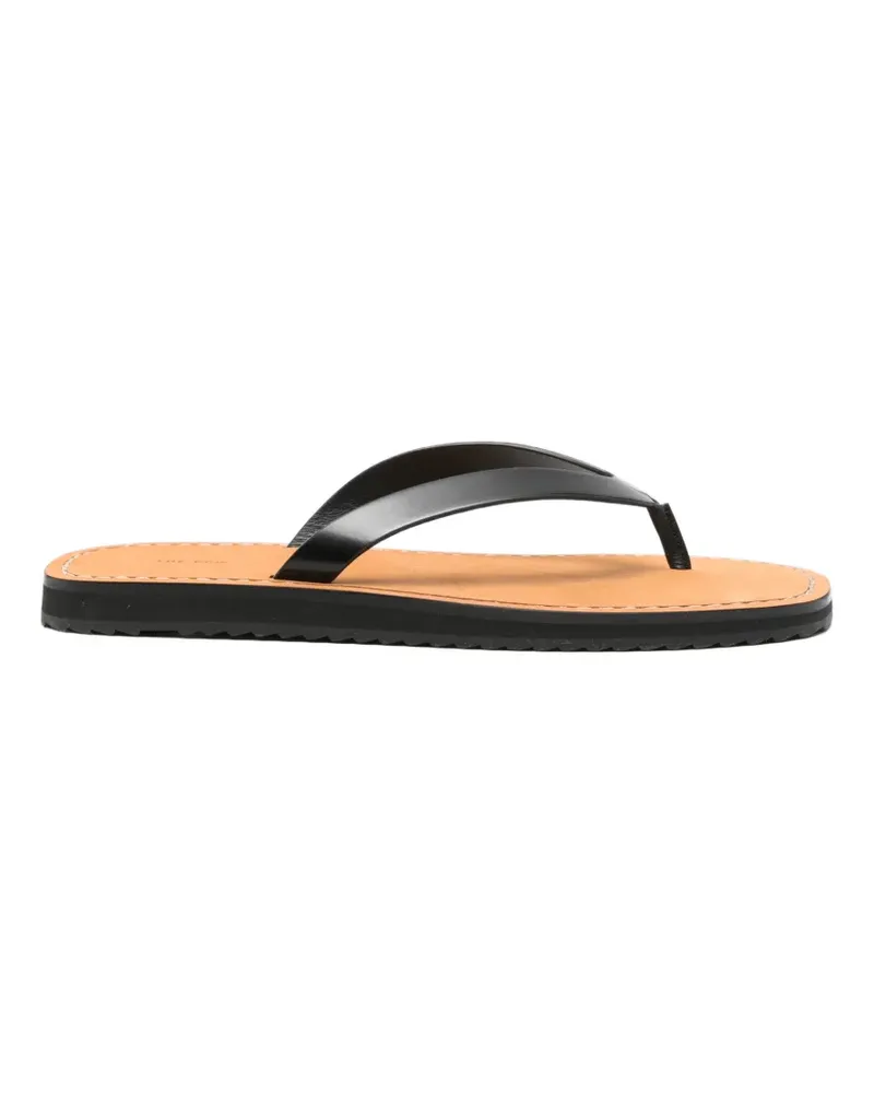 The Row City thong-strap sandals - Schwarz Schwarz