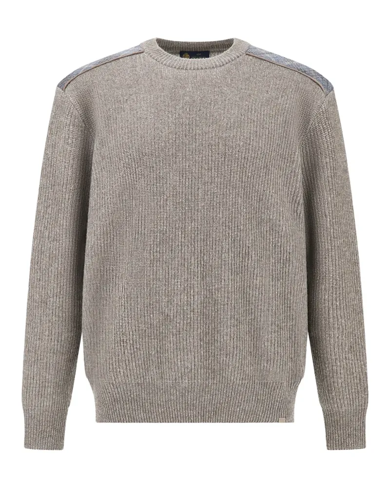 Paul & Shark Gerippter Strickpullover - Nude Nude