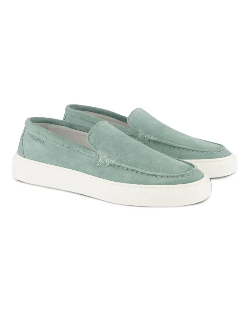 Woolrich slip-on suede loafers - Grün Grün