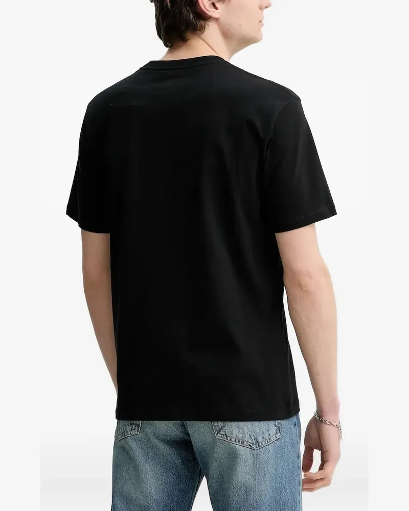 The Kooples T-Shirt mit Herz-Print - Schwarz Schwarz