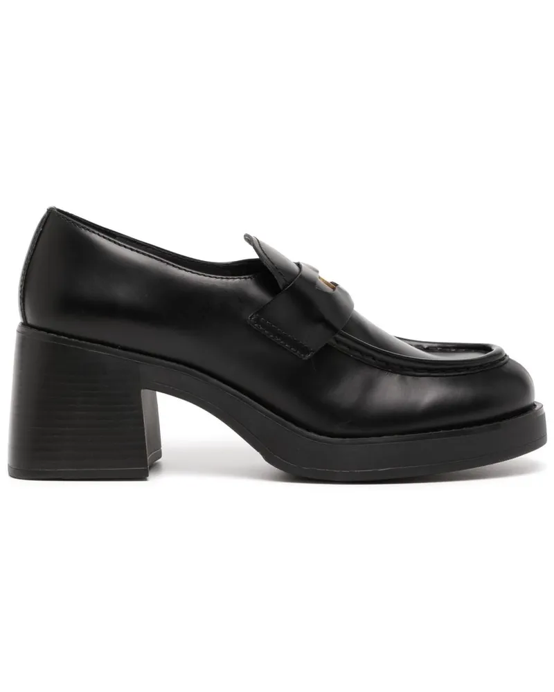 Miu Miu Klassische Penny-Loafer - Schwarz Schwarz