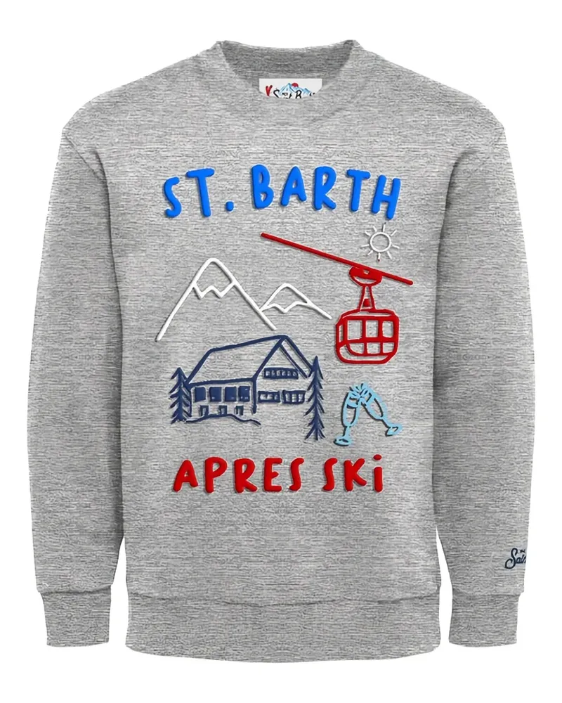 MC2 Saint Barth Sweatshirt mit grafischem Print - Blau Blau