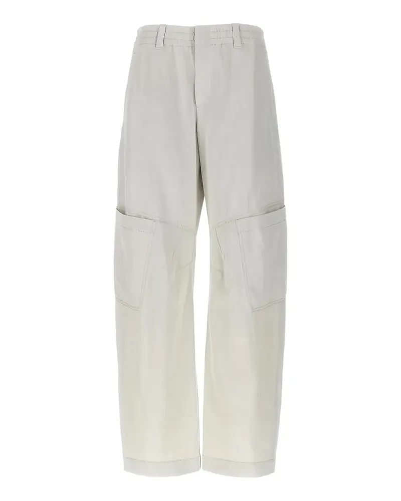 Brunello Cucinelli patch-pocket trousers - Nude Nude