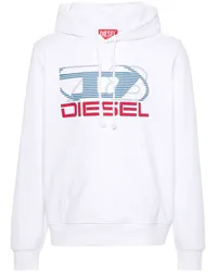 Diesel S-Ginn-Hood Hoodie Weiß