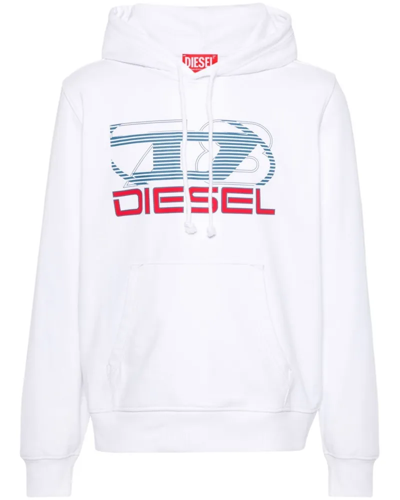 Diesel S-Ginn-Hood Hoodie - Weiß Weiß