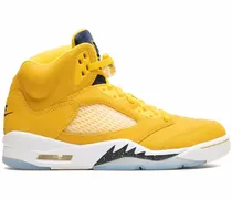 Air  5 Retro Low Sneakers - Gelb
