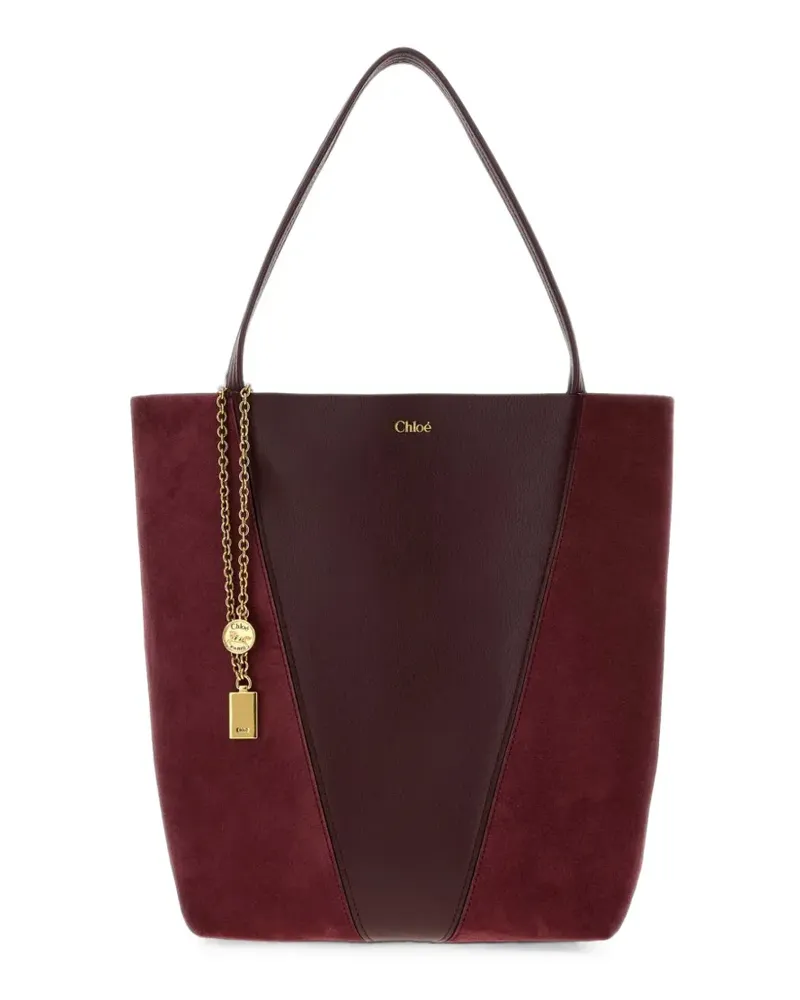 Chloé Spin Tote Bag aus Leder - Rot Rot