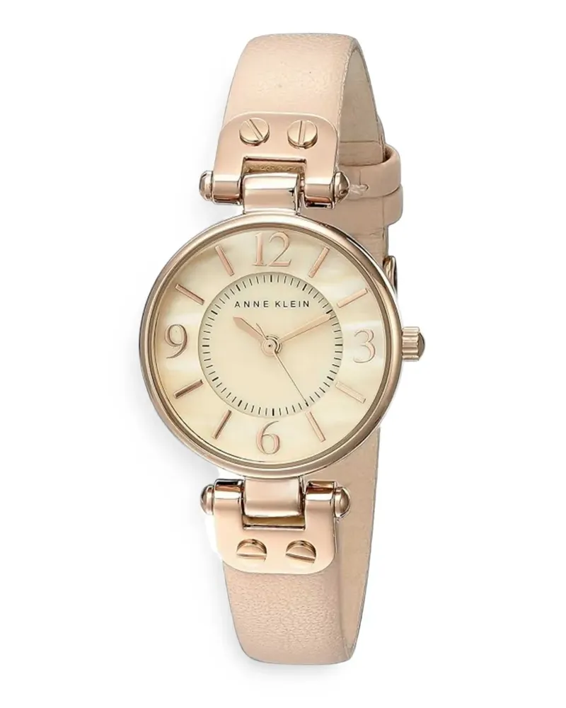 Anne Klein logo-detail 26mm watch - Nude Nude