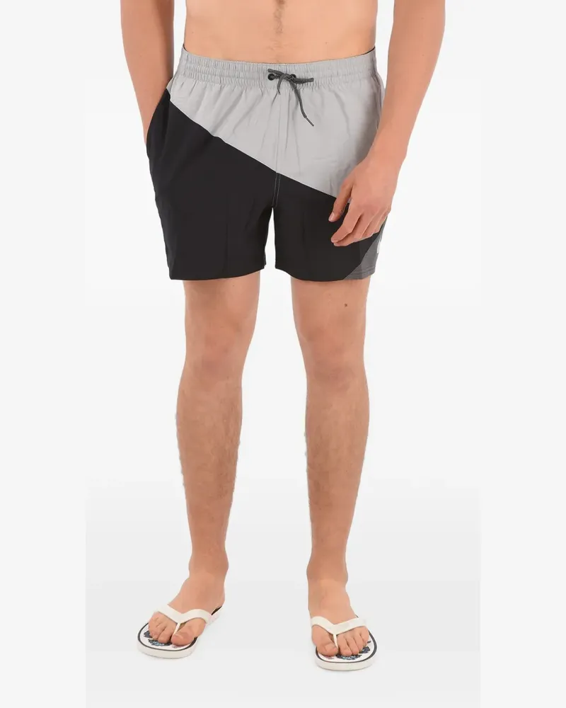 Nike Badeshorts mit Logo-Print - Schwarz Schwarz