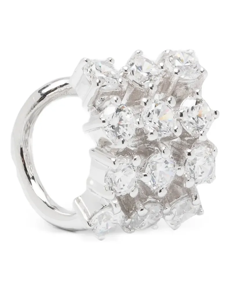 Completedworks Juggernaut zirconia-embellishment ear cuff - Silber Silber