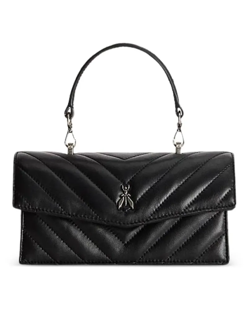 Patrizia Pepe Fly Bamby quilted shoulder bag - Schwarz Schwarz