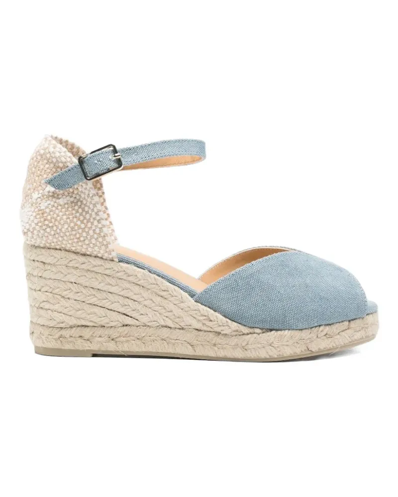 Castañer Bianca wedge espadrilles - Blau Blau