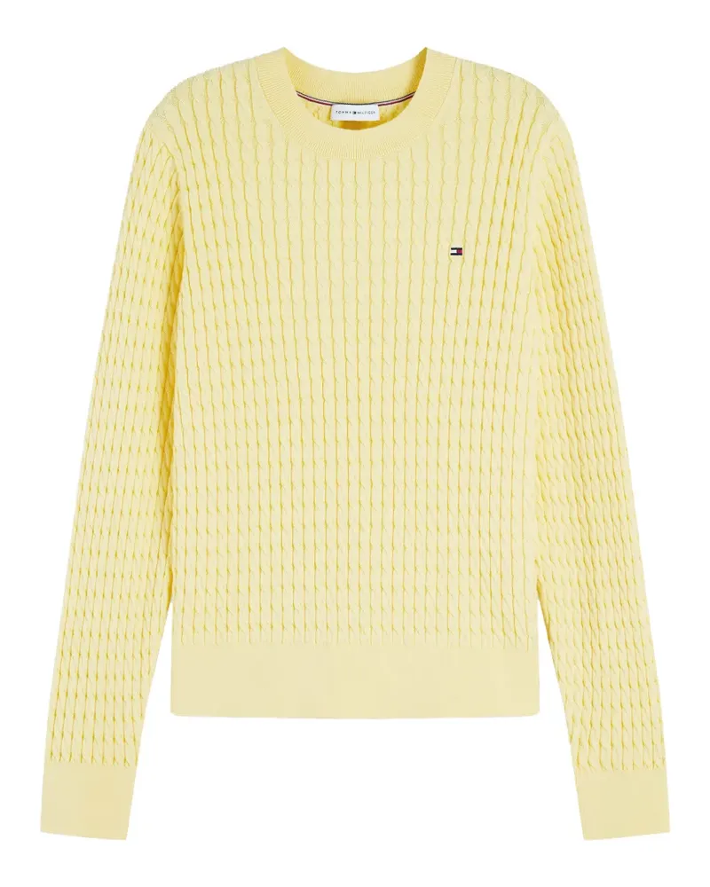 Tommy Hilfiger cable-knit sweater - Gelb Gelb