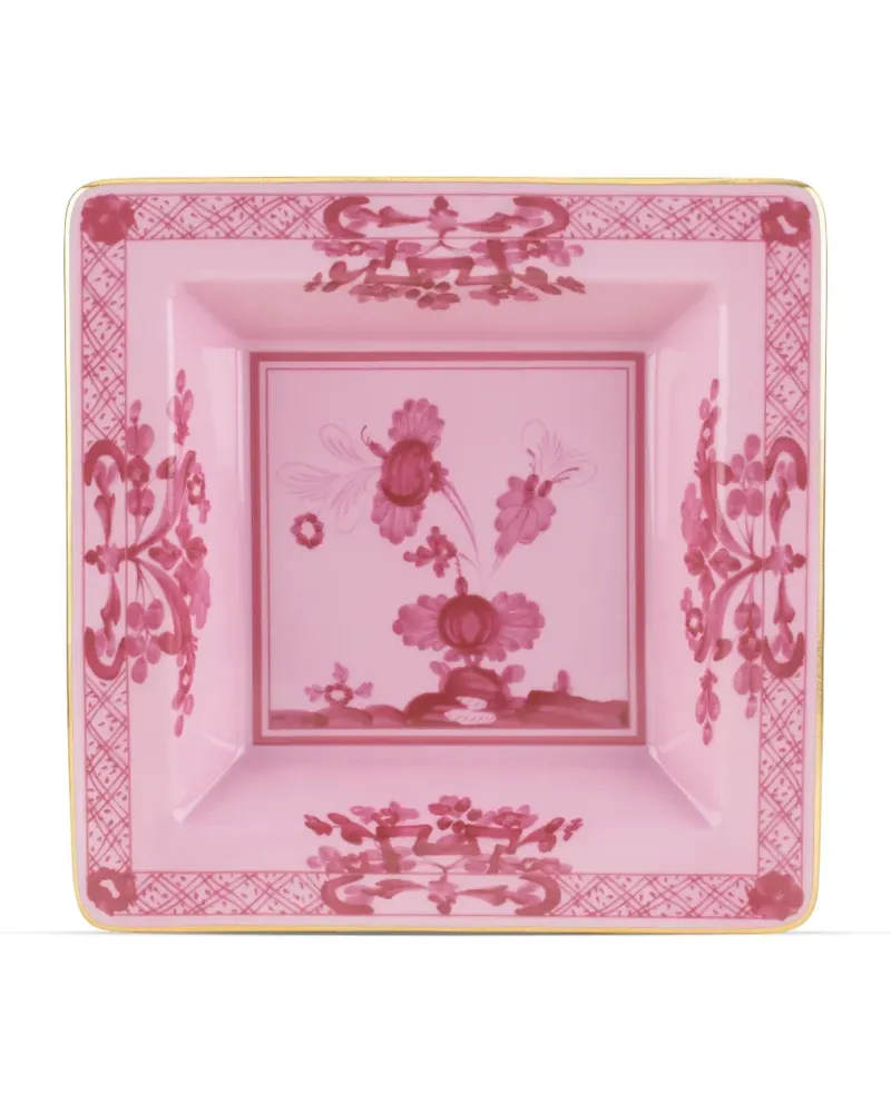 Ginori 1735 Eckiger Oriente Italiano Teller (24,5cm) - Rosa Rosa
