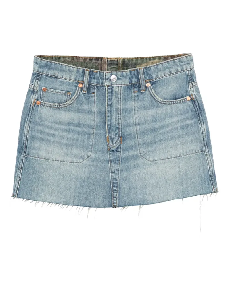 RE/DONE The Rewind denim skirt - Blau Blau