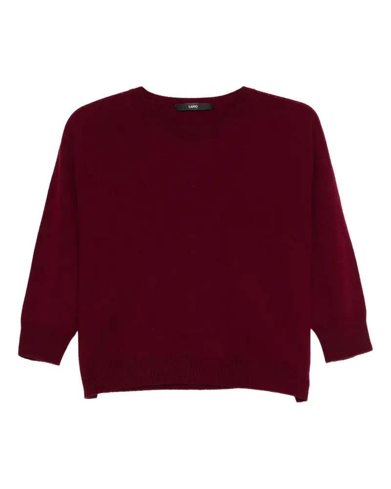Sapio Pullover mit rundem Ausschnitt - Rot Rot
