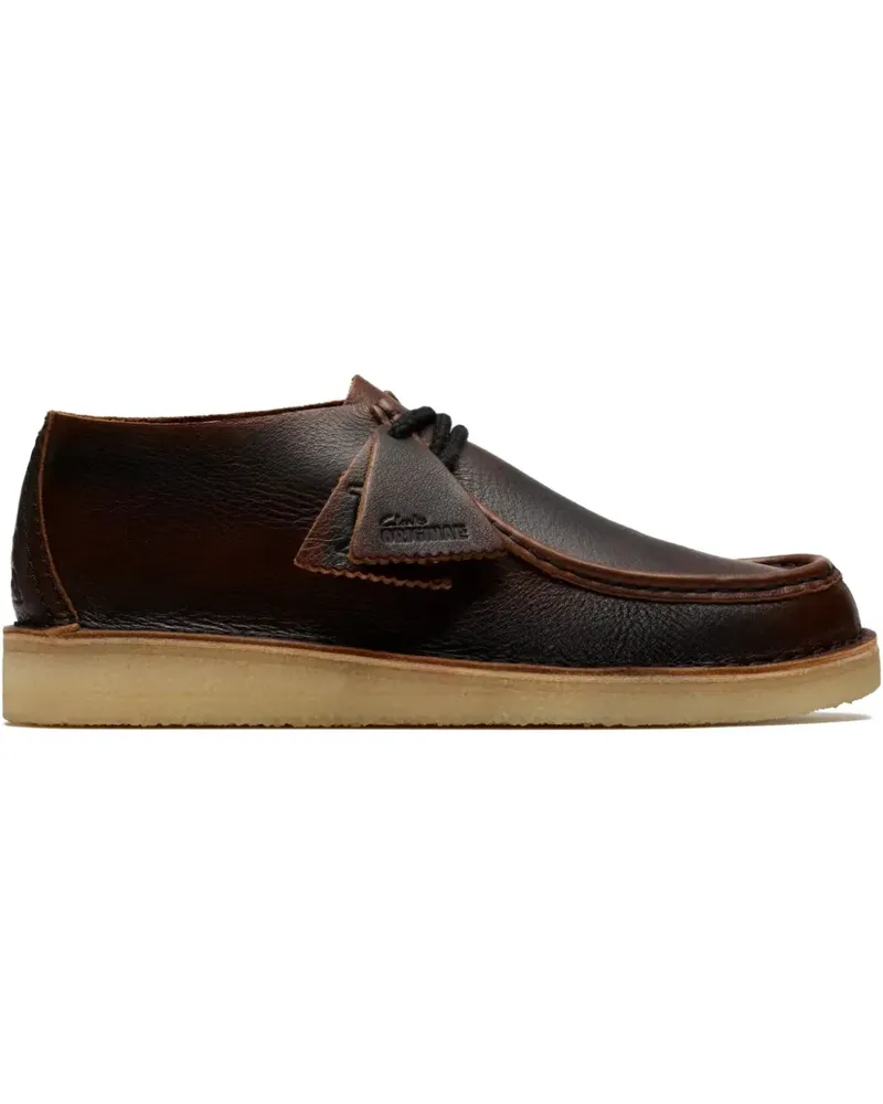 Clarks Wallabee Schnürschuhe - Braun Braun