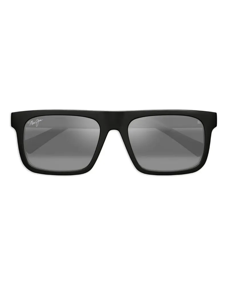 Maui Jim Opio Sonnenbrille mit eckigem Gestell - Schwarz Schwarz