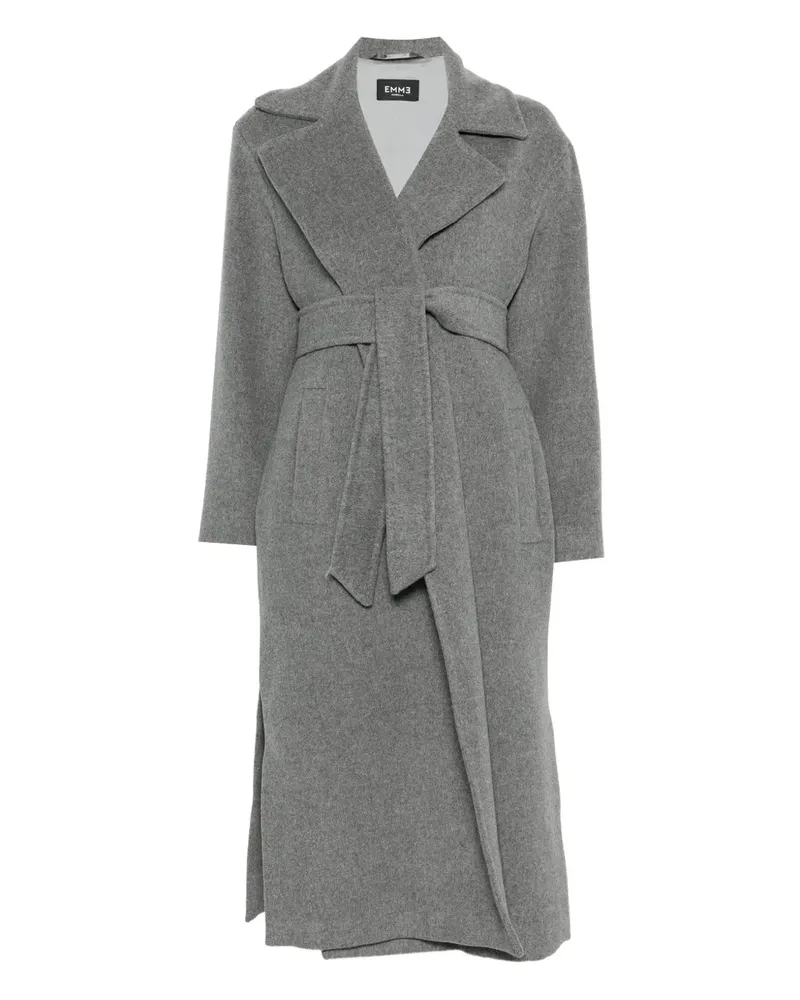 MARELLA Cadmio belted single-breasted coat - Grau Grau