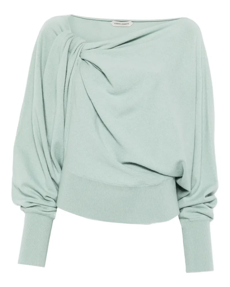 Alberta Ferretti Langärmeliger Pullover - Grün Grün