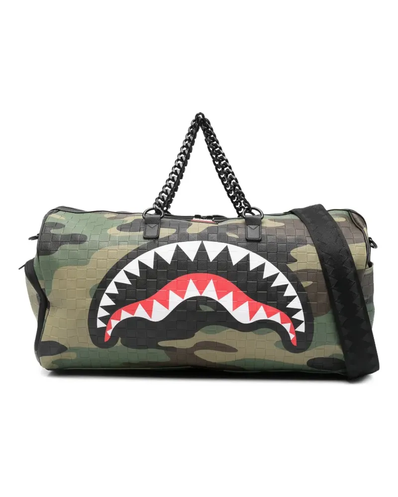 Sprayground camouflage-pattern duffle bag - Grün Grün