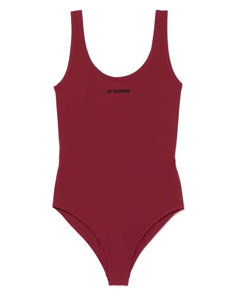 Jil Sander 104 Badeanzug - Rot Rot