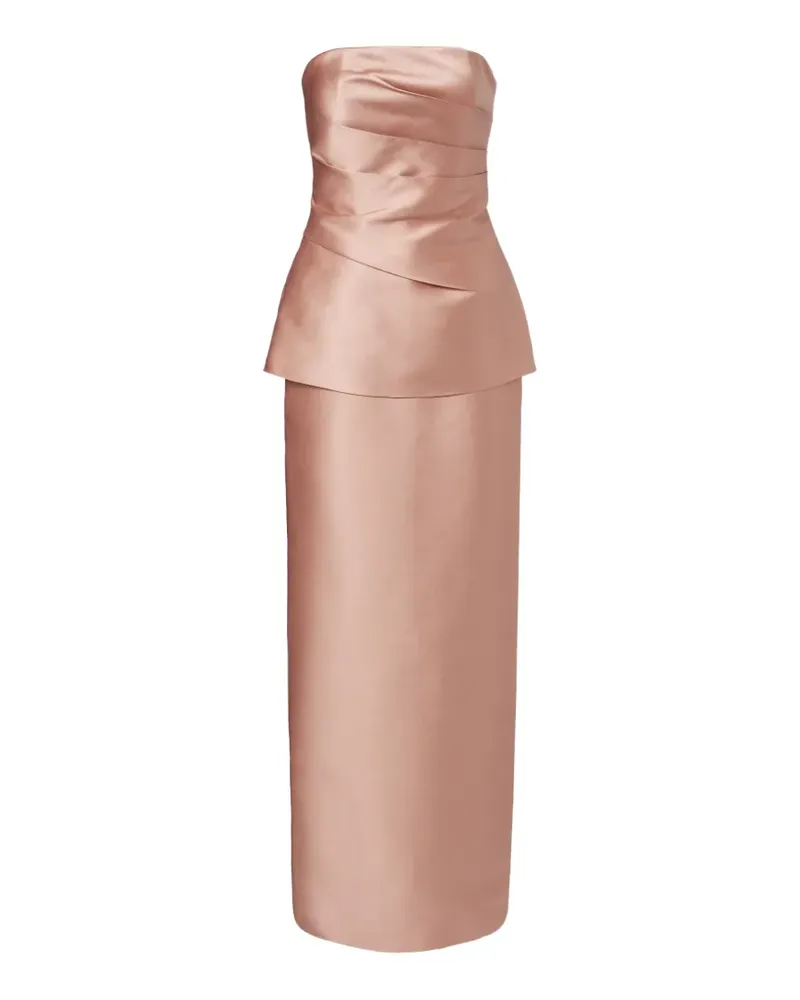 Solace London The Lucille strapless dress - Rosa Rosa