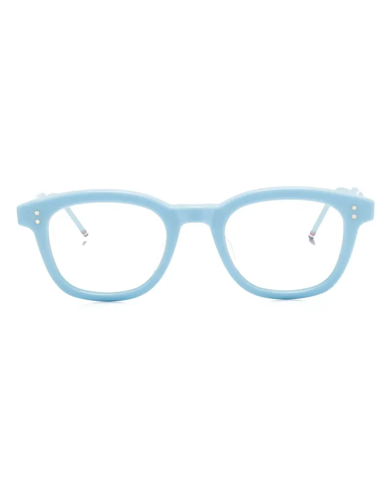 Thom Browne Brille mit eckigem Gestell - Blau Blau