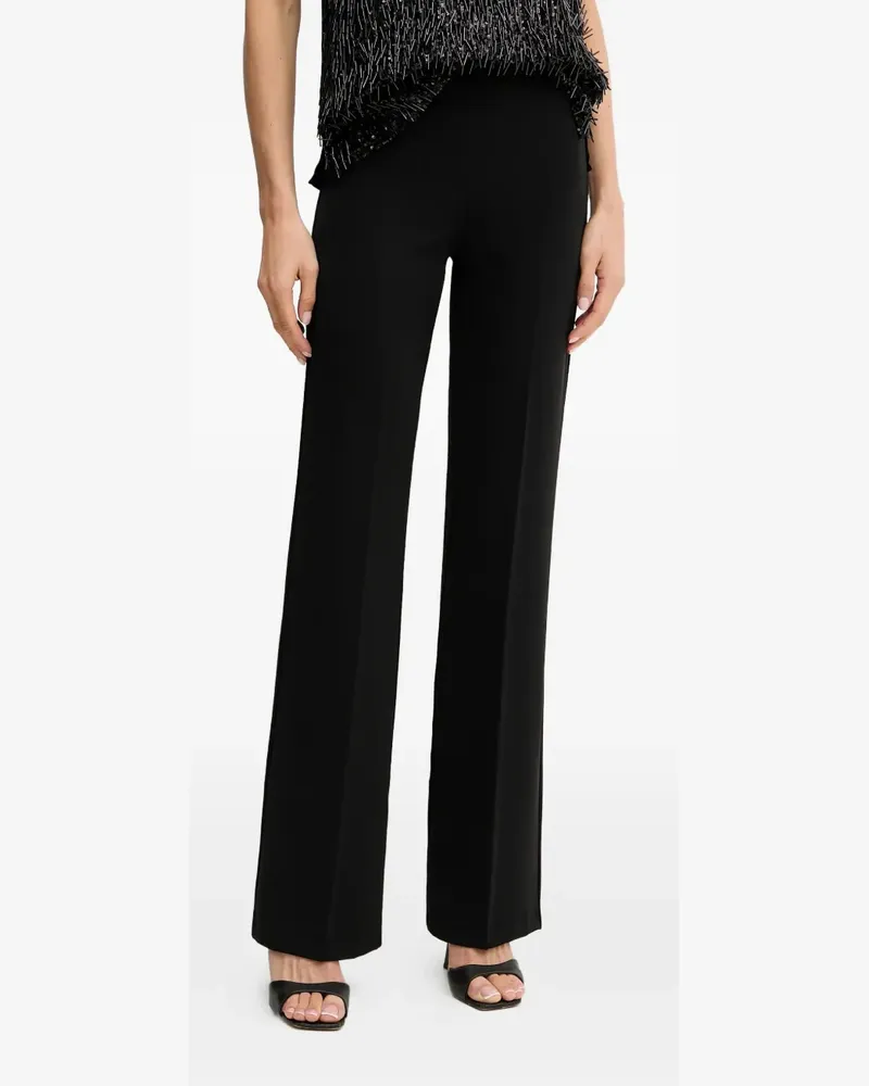 Twin-Set logo-plaque trousers - Schwarz Schwarz