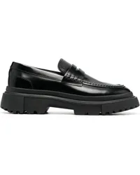 Hogan Loafer mit Profilsohle Schwarz