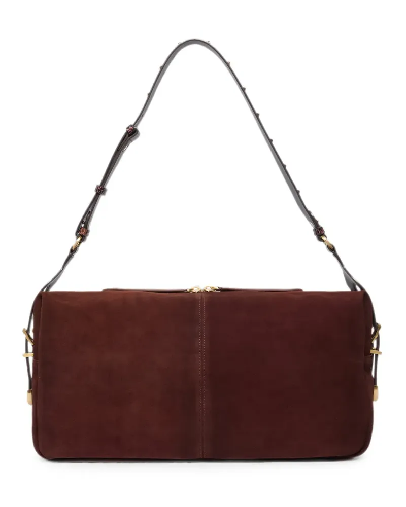 Pinko Schultertasche aus Wildleder - Braun Braun