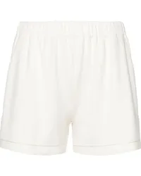 Theory Shorts mit Ziernähten Weiß