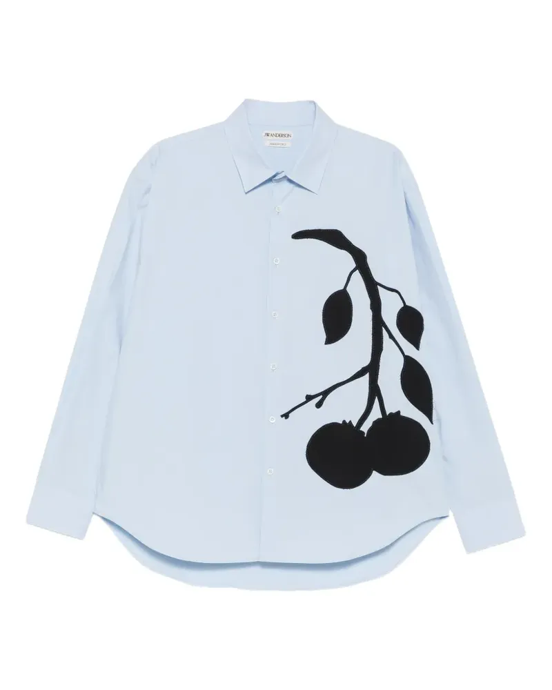 J.W.Anderson Hemd mit Persimmon-Patch - Blau Blau