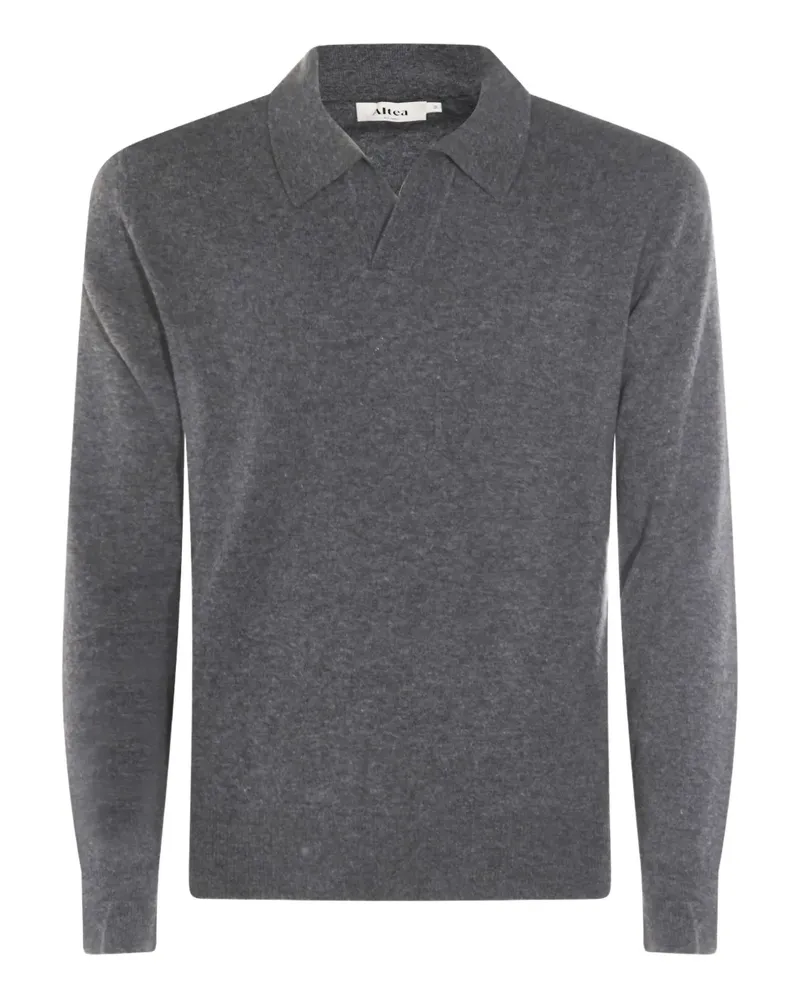 Altea open-collar top - Grau Grau