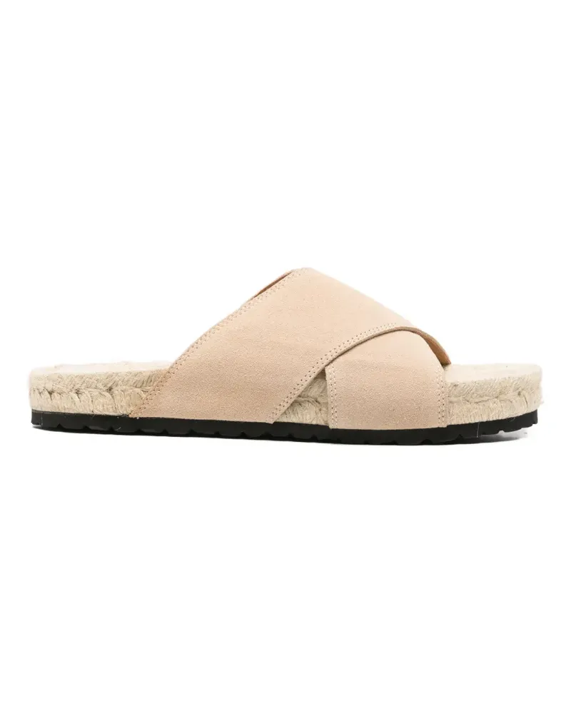 Manebí crossover-strap espadrilles - Nude Nude