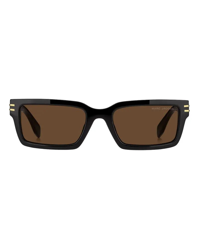 Marc Jacobs rectangle-frame sunglasses - Schwarz Schwarz