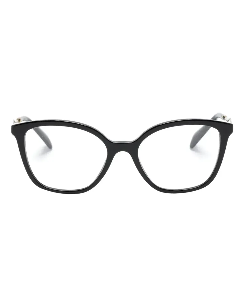 Prada Klassische Cat-Eye-Brille - Schwarz Schwarz