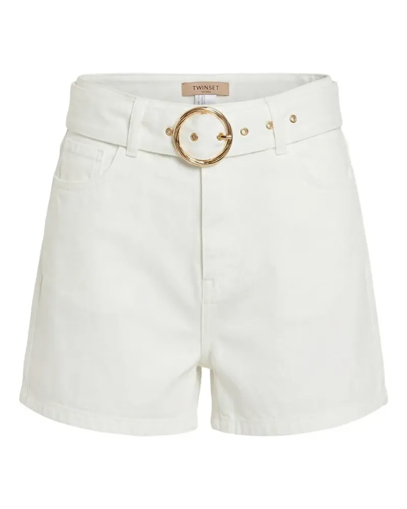 Twin-Set belted shorts - Weiß Weiß