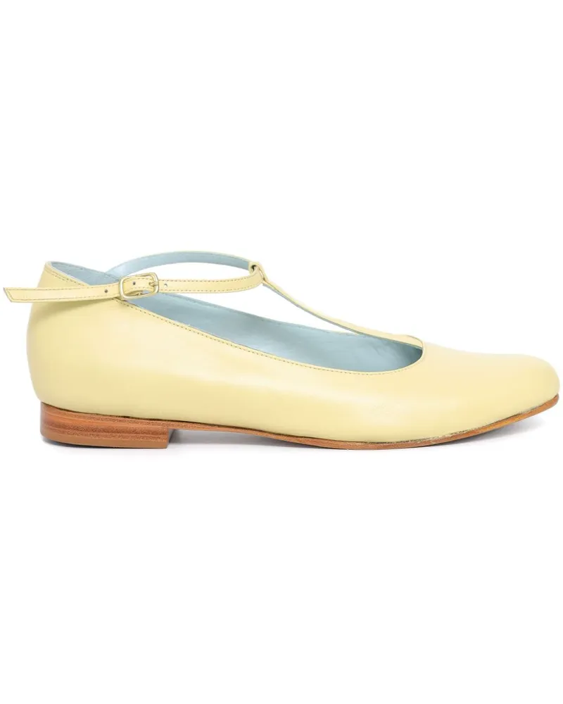 Sarah Chofakian Klassische Ballerinas - Gelb Gelb