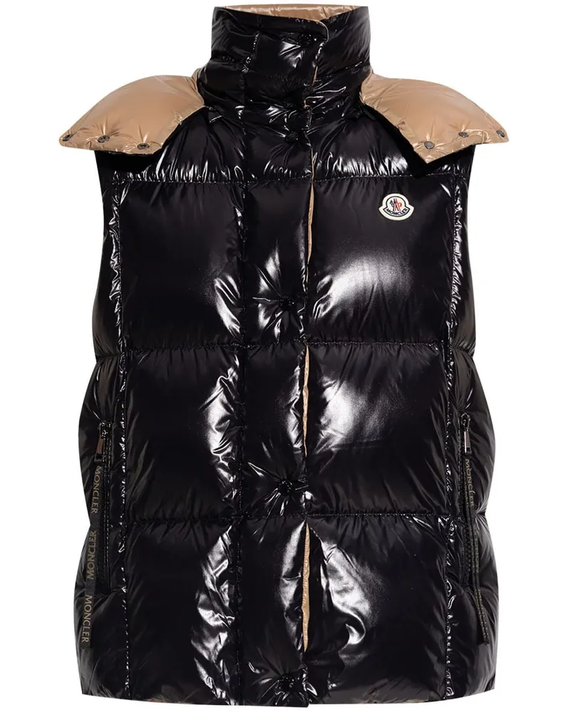 Moncler Luzule Weste - Schwarz Schwarz