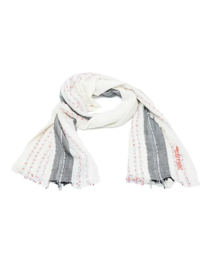 Zadig & Voltaire Schal mit Perlen - Nude Nude