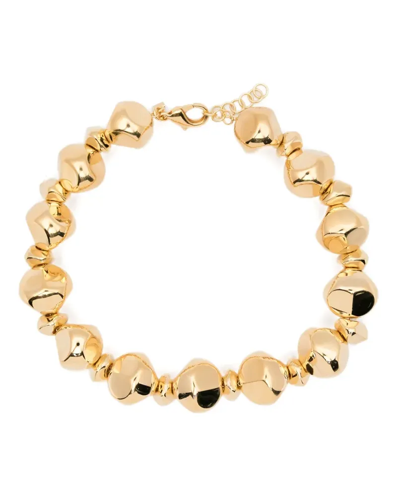 Federica Tosi Mix Stone Lace necklace - Gold Gold