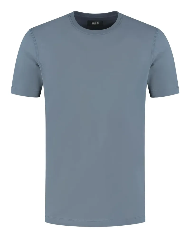 Zanone T-Shirt mit rundem Ausschnitt - Blau Blau