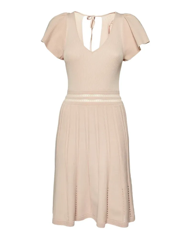 Sandro flared midi dress - Nude Nude