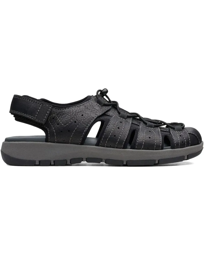 Clarks Brixby Cove "Black" Sandalen - Schwarz Schwarz