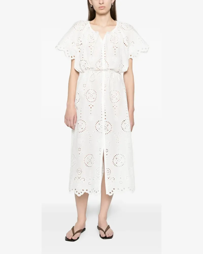 Matteau relaxed broderie dress - Weiß Weiß