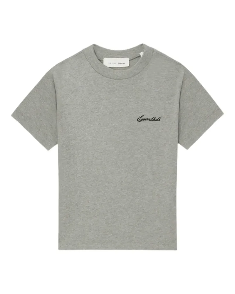 Fear of God T-Shirt mit Stickerei - Grau Grau
