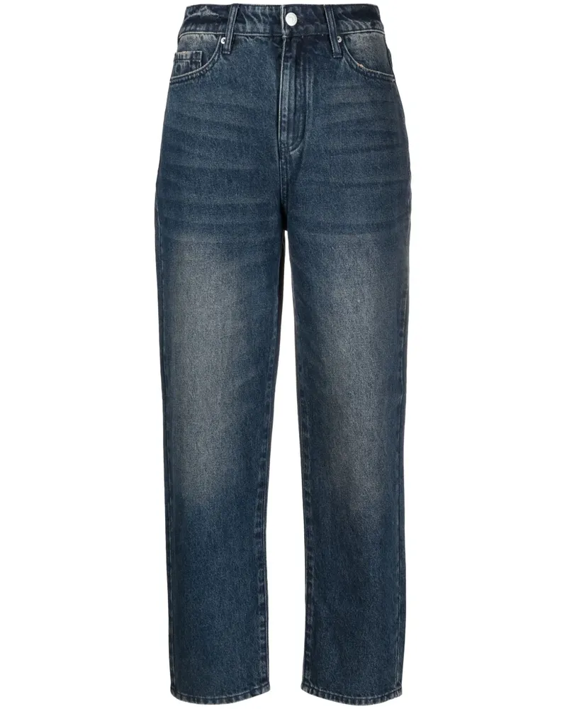 Armani Exchange Gerade Jeans im Distressed-Look - Blau Blau