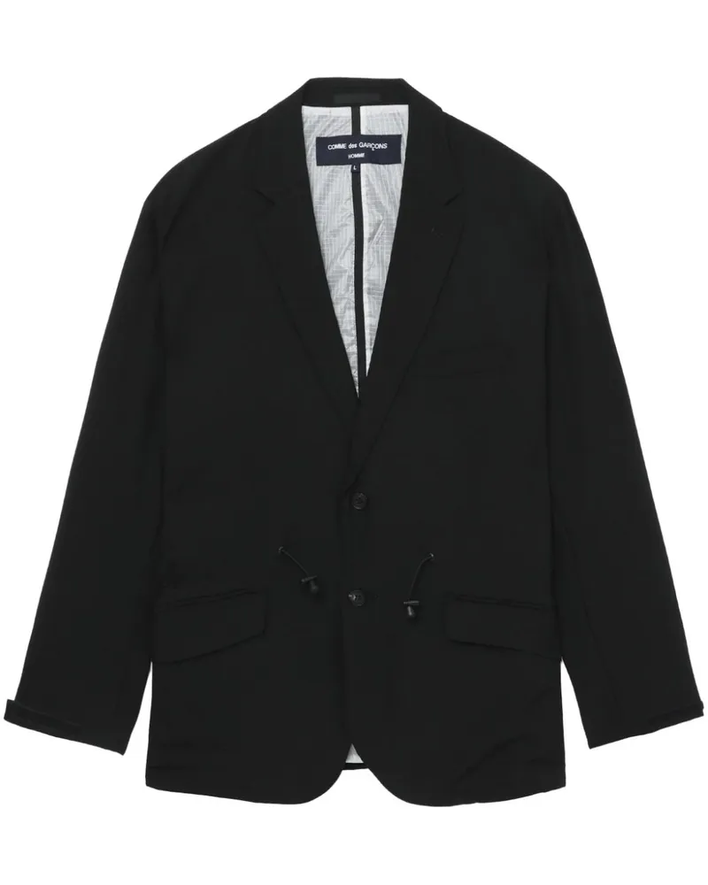 Comme des Garçons Einreihiges Sakko - Schwarz Schwarz